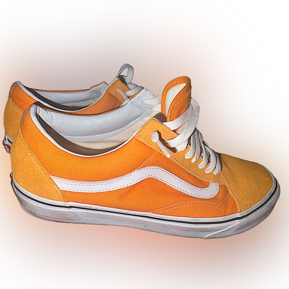 Vans Sk8 lows orange/white